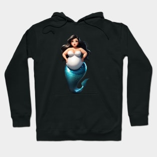 Beautiful expecting Mermaid Mom Hoodie